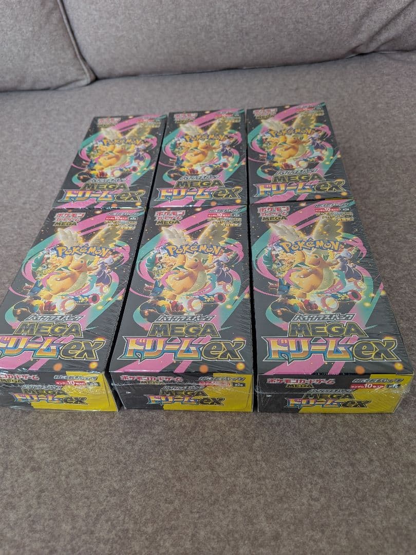 ポケモンカード　メガドリームex 6BOX　シュリンク付き