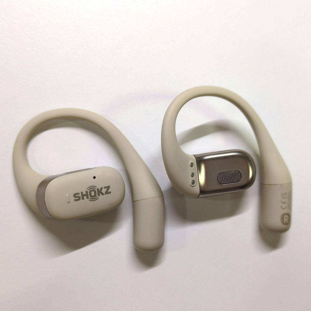 SHOKZ OPENFIT イヤホン ベージュ（動作良好）