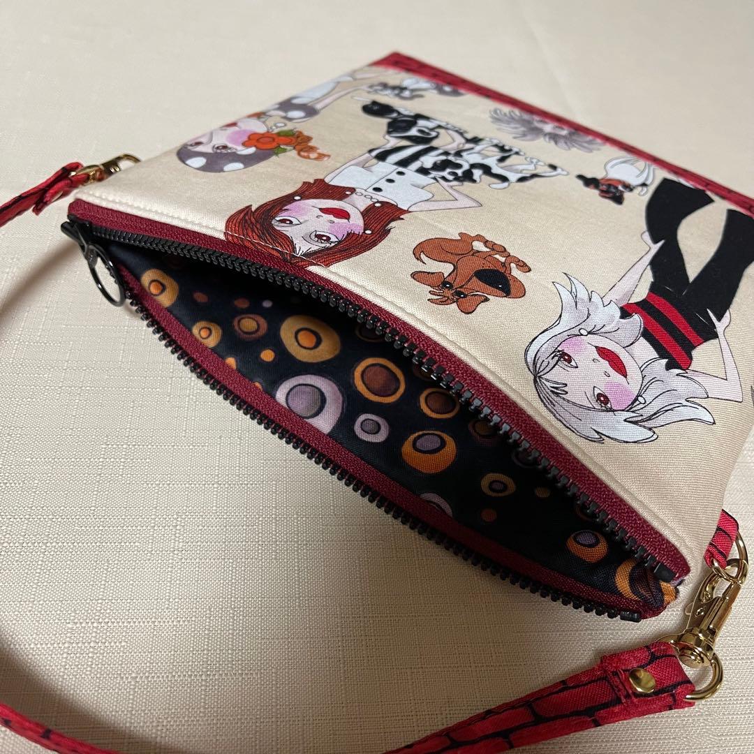 ♡20㎝ファスナーポーチ①♡ハンドメイド　ロラライハリス