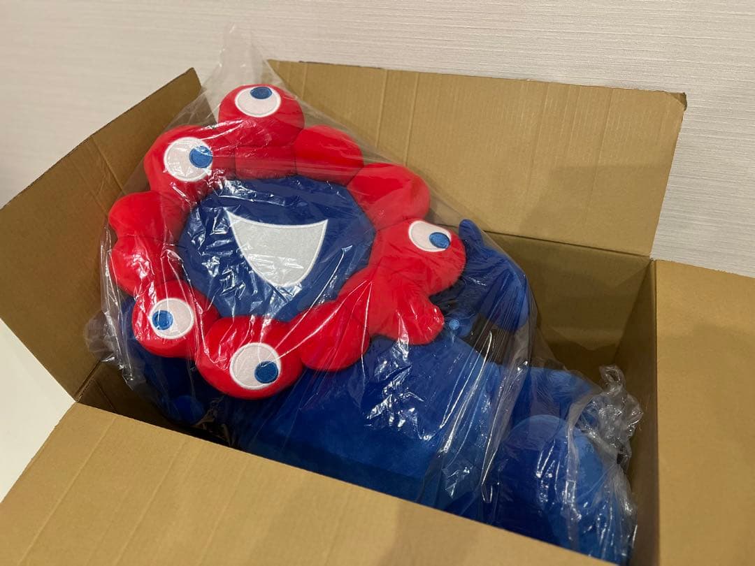 ミャクミャクくじ1等 ぬいぐるみ 特大サイズ 公式ライセンス 状態良好 美品