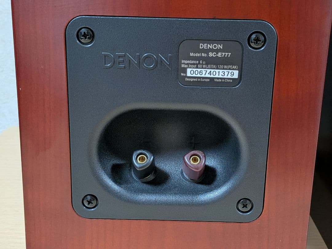 最終　DENON SC-E777（L／Rペア） ブックシェルフスピーカー