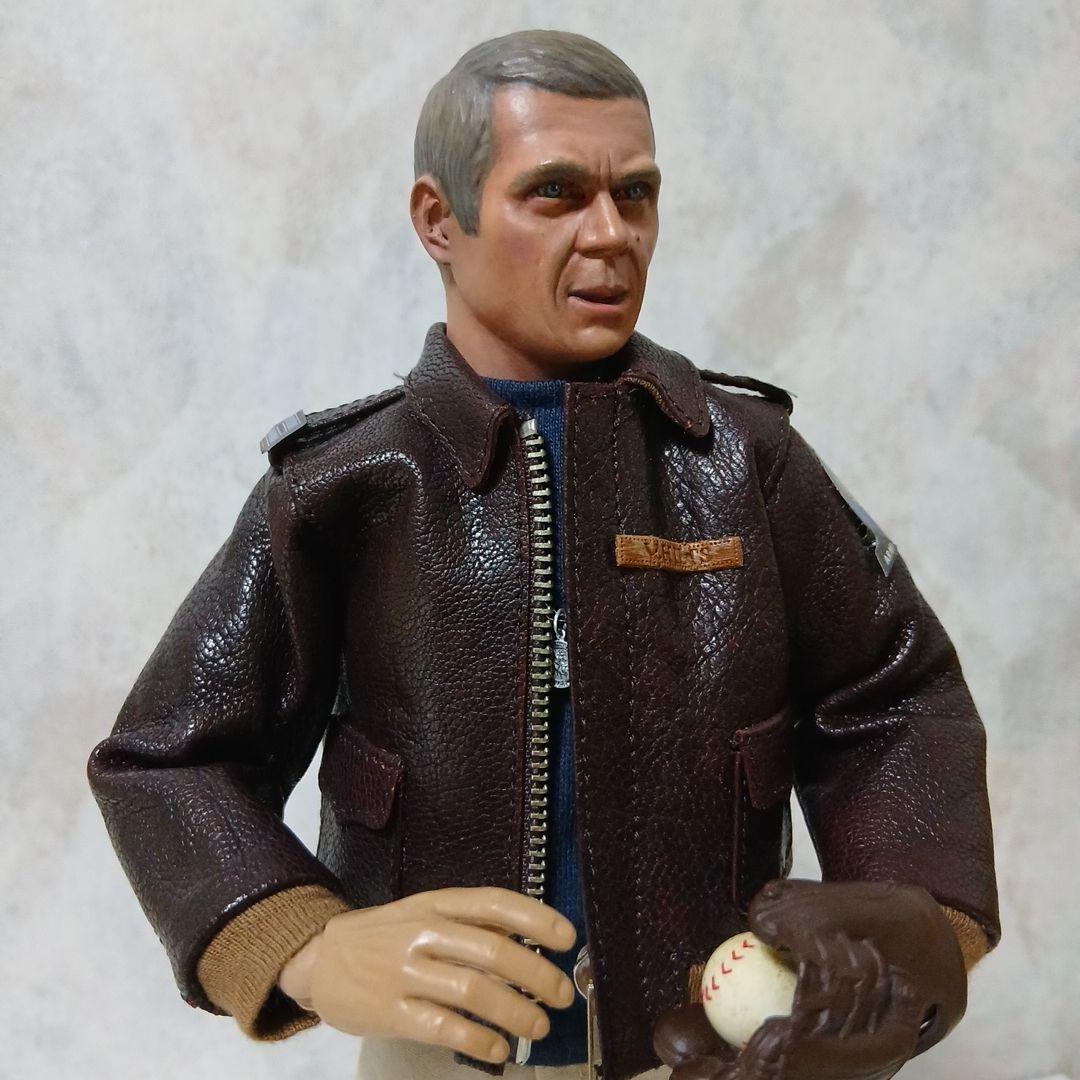 スティーブ・マックイーン 似 大脱走1/6カスタムフィギュア バージルヒルツ大尉