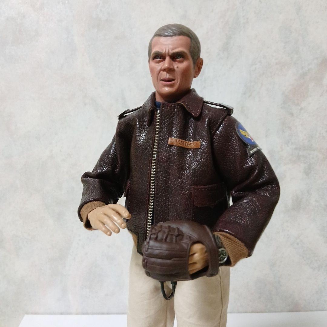 スティーブ・マックイーン 似 大脱走1/6カスタムフィギュア バージルヒルツ大尉