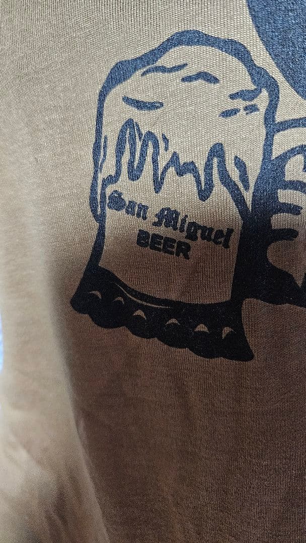 カジュアル ベージュ Tシャツ スパイダー デザイン