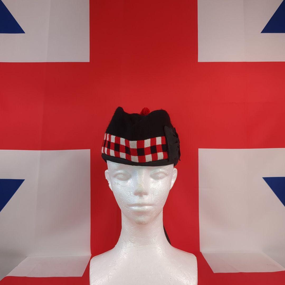 【実物美品】イギリス軍 グレンギャリー帽 王室連隊（ロイヤル連隊）