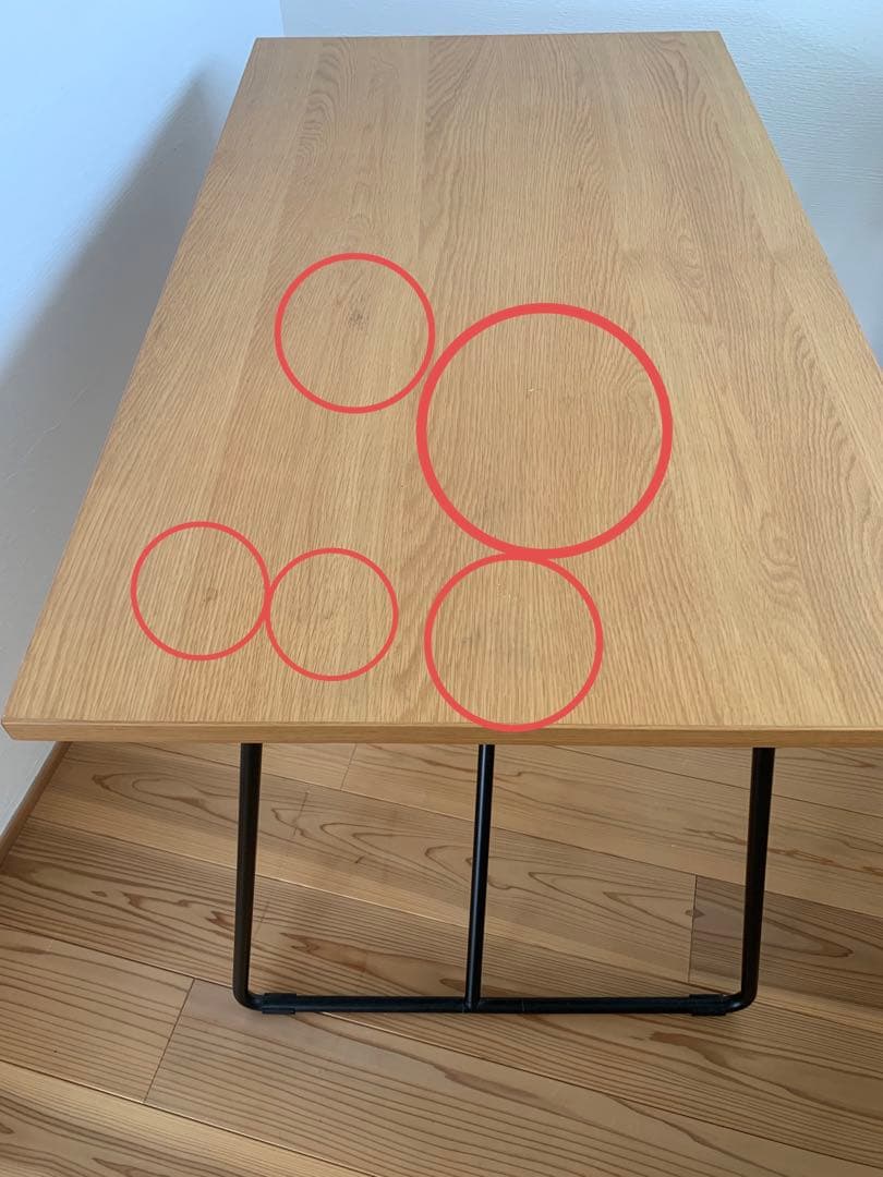 木製折りたたみテーブル 120cm