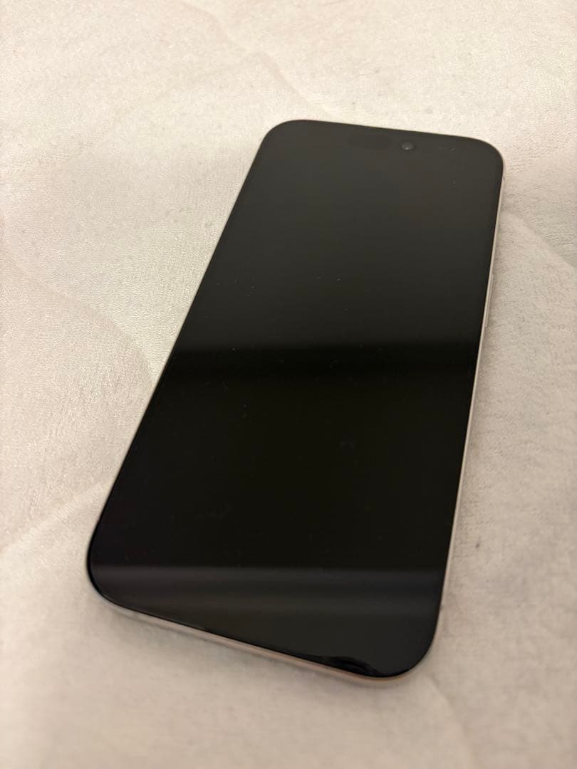 [ガラスフィルム付き] iPhone 15 pro★256GB★ホワイト