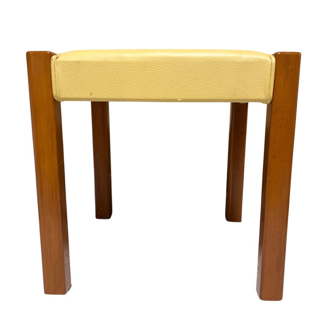 【良品】 木製スタッキングスツール 3脚セット ③ ブラック　カフェチェア