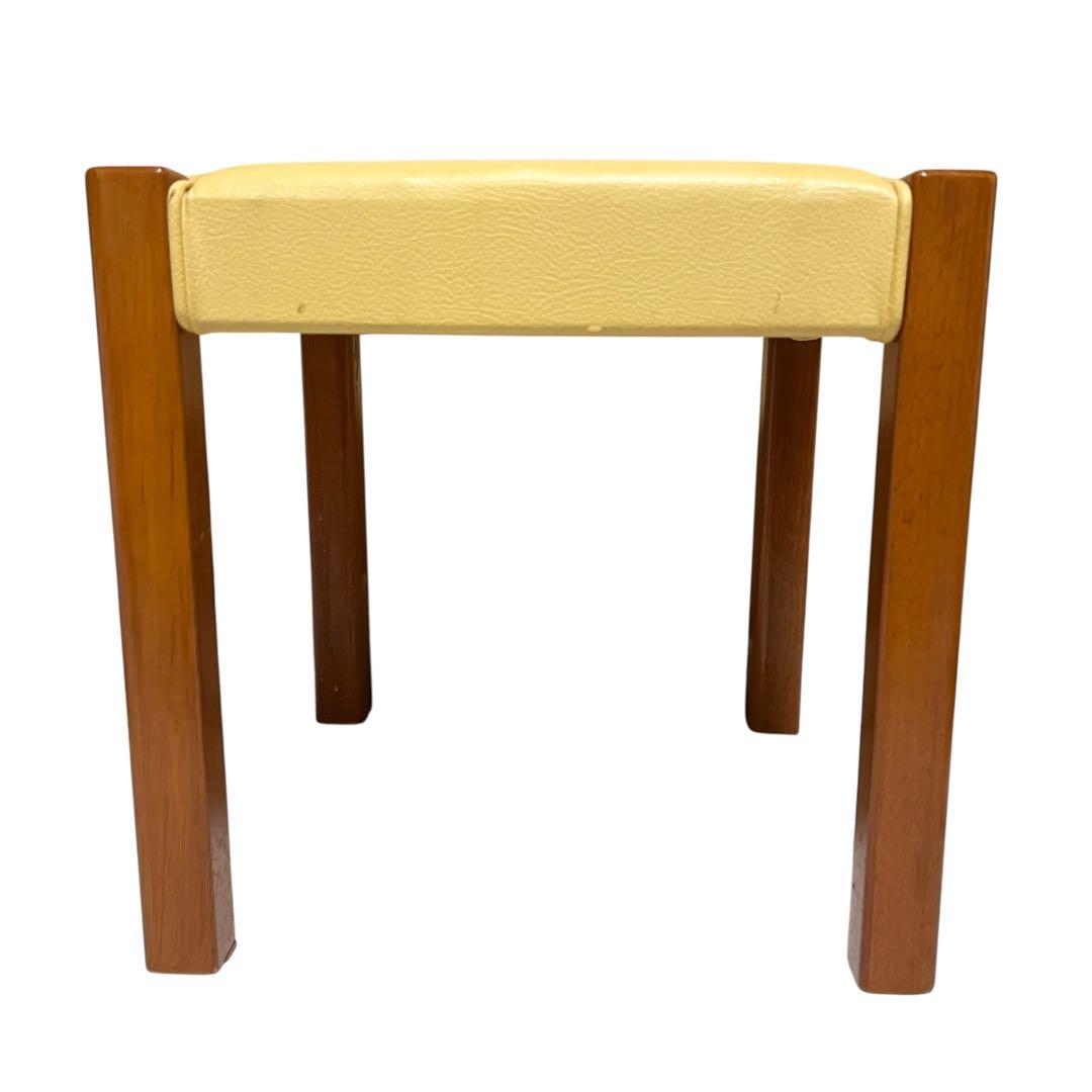 【良品】 木製スタッキングスツール 3脚セット ③ ブラック　カフェチェア