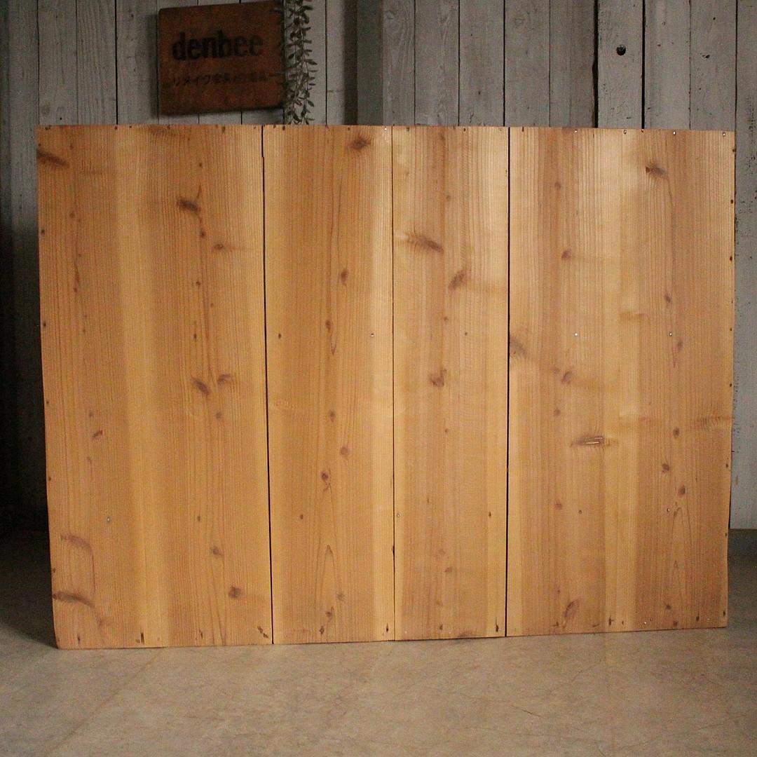 古い木枠のガラス戸棚　引き出し3杯　水屋