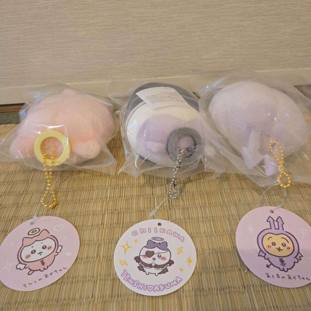 ちいかわ　てんし&あくまマスコットうさぎ ハチワレ