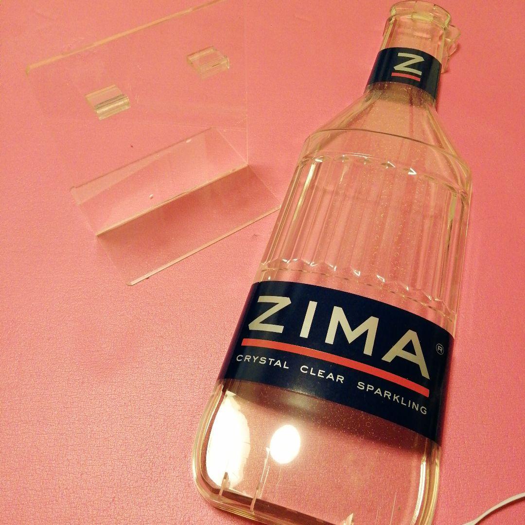 ZIMA　 LEDクリアボトルサイン　非売品