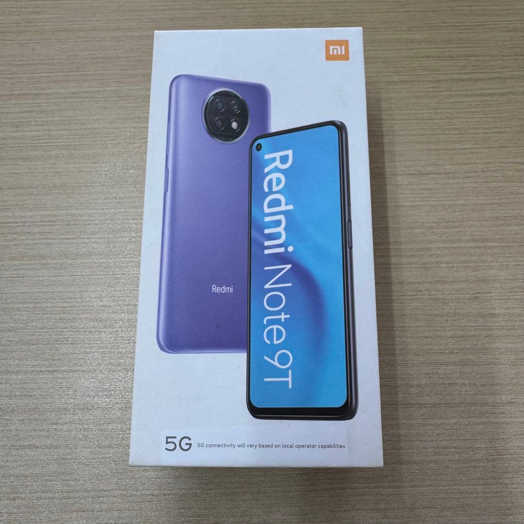 超美品Xiaomi Redmi Note 9T 5G ブラック 本体