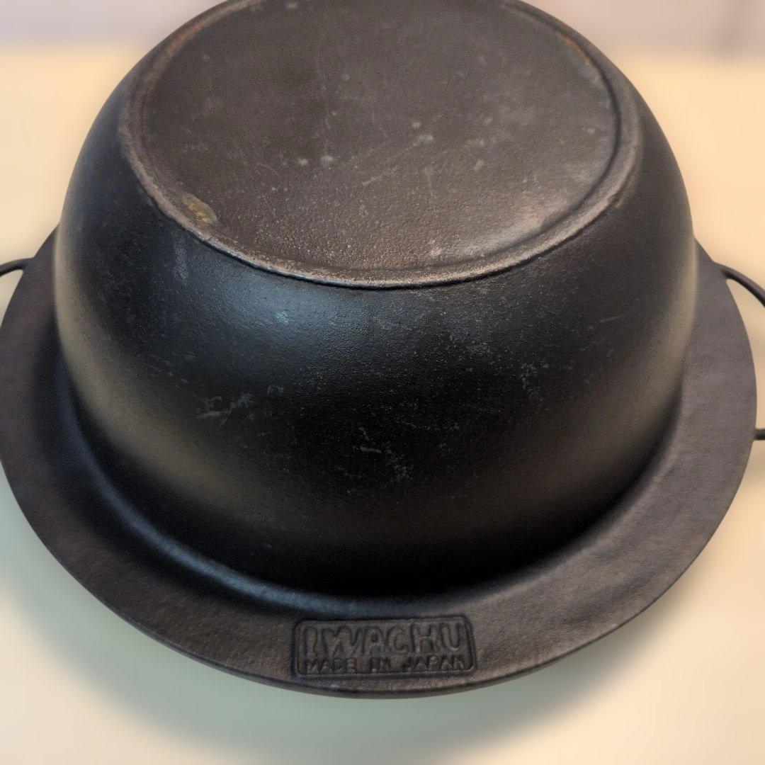 気まぐれ値下げ②岩鋳 南部鉄器 ごはん釜 3合炊き IH対応 ガス火 直火