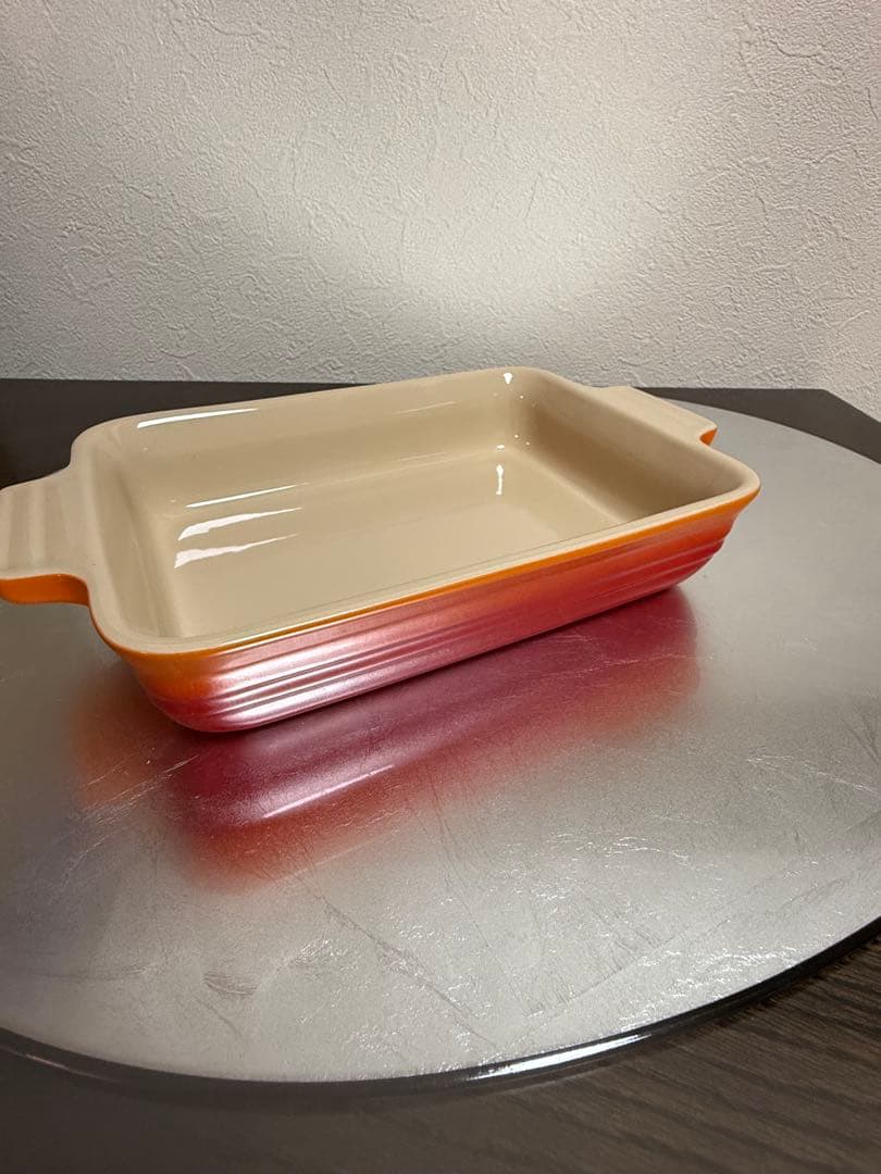 ル・クルーゼ　グラタン皿　ストーンウェア　オーバル、スクエア（レクタンギュラー）