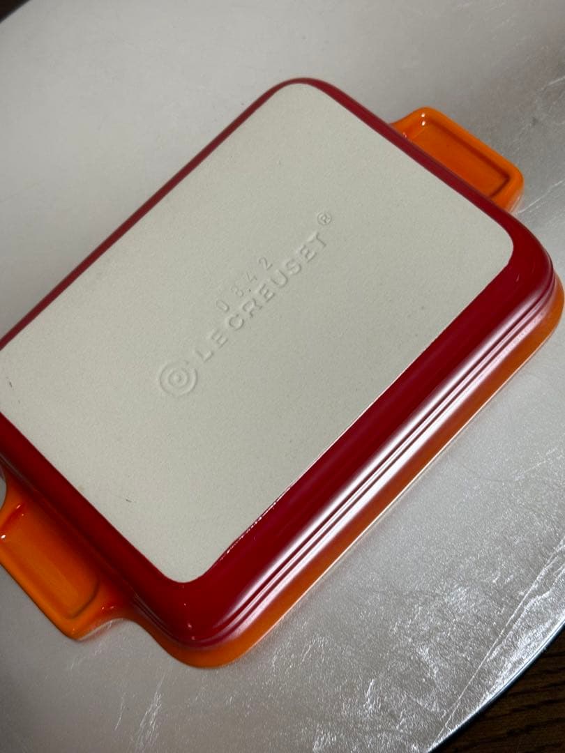 ル・クルーゼ　グラタン皿　ストーンウェア　オーバル、スクエア（レクタンギュラー）