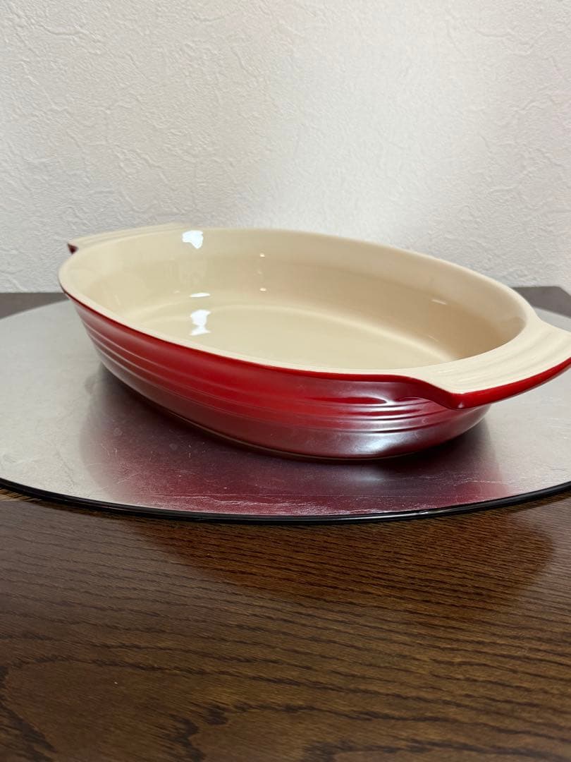 ル・クルーゼ　グラタン皿　ストーンウェア　オーバル、スクエア（レクタンギュラー）