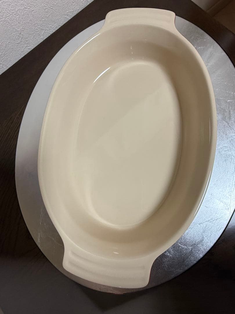 ル・クルーゼ　グラタン皿　ストーンウェア　オーバル、スクエア（レクタンギュラー）