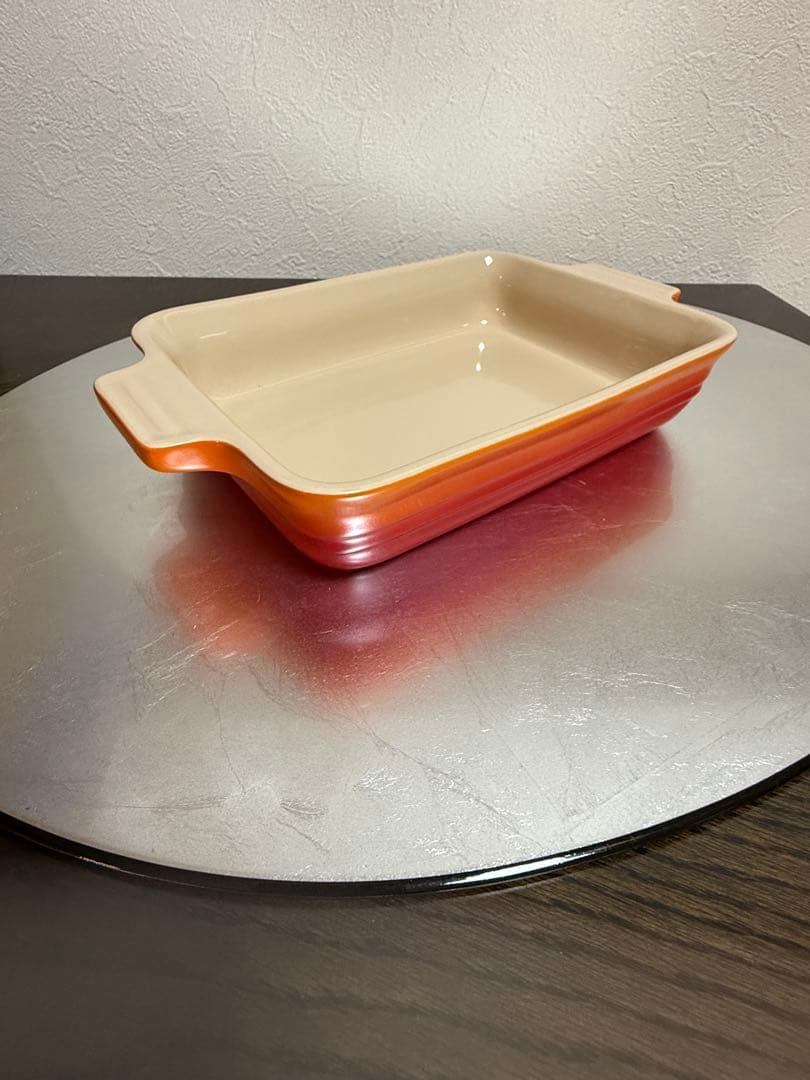 ル・クルーゼ　グラタン皿　ストーンウェア　オーバル、スクエア（レクタンギュラー）