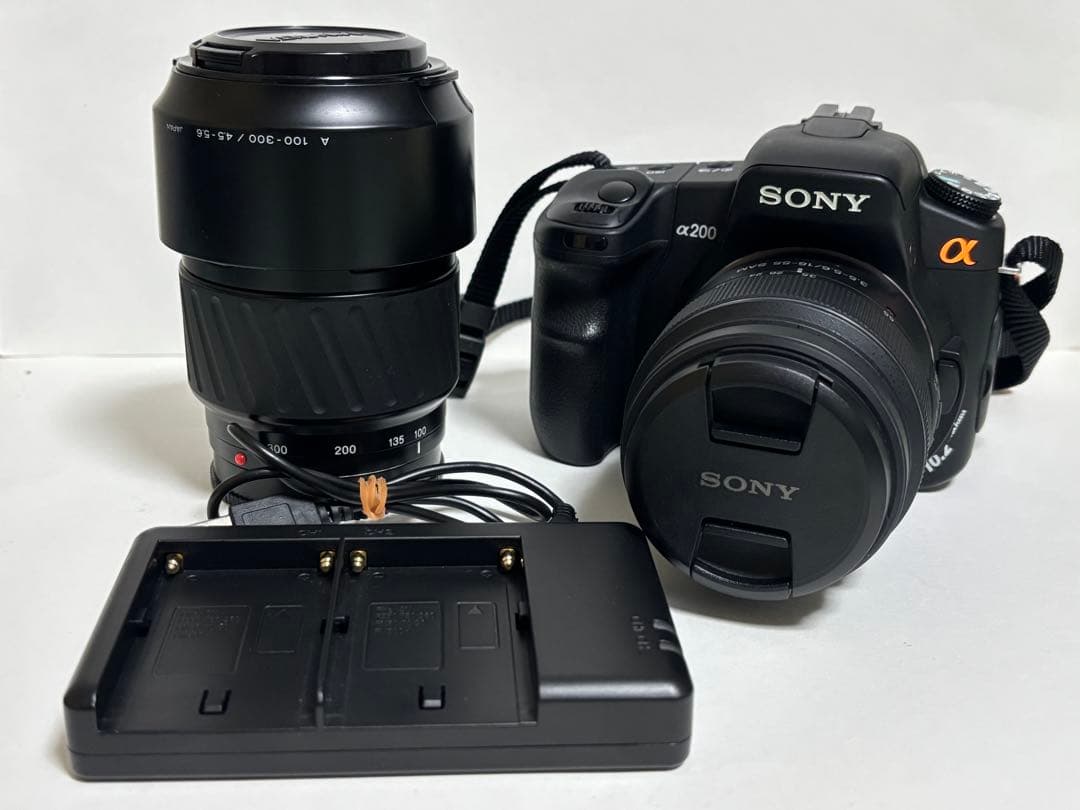 デジタル一眼レフカメラ SONY α200 レンズ2本付