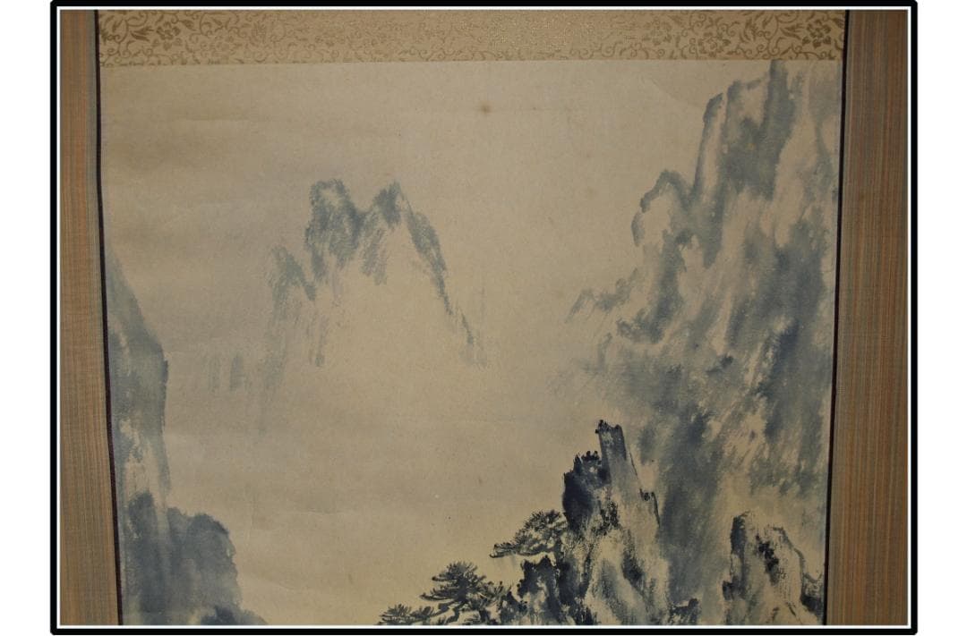 古民家整理品　日本江戸時代肉筆掛け軸そ※激安骨董品 X1029C15-1