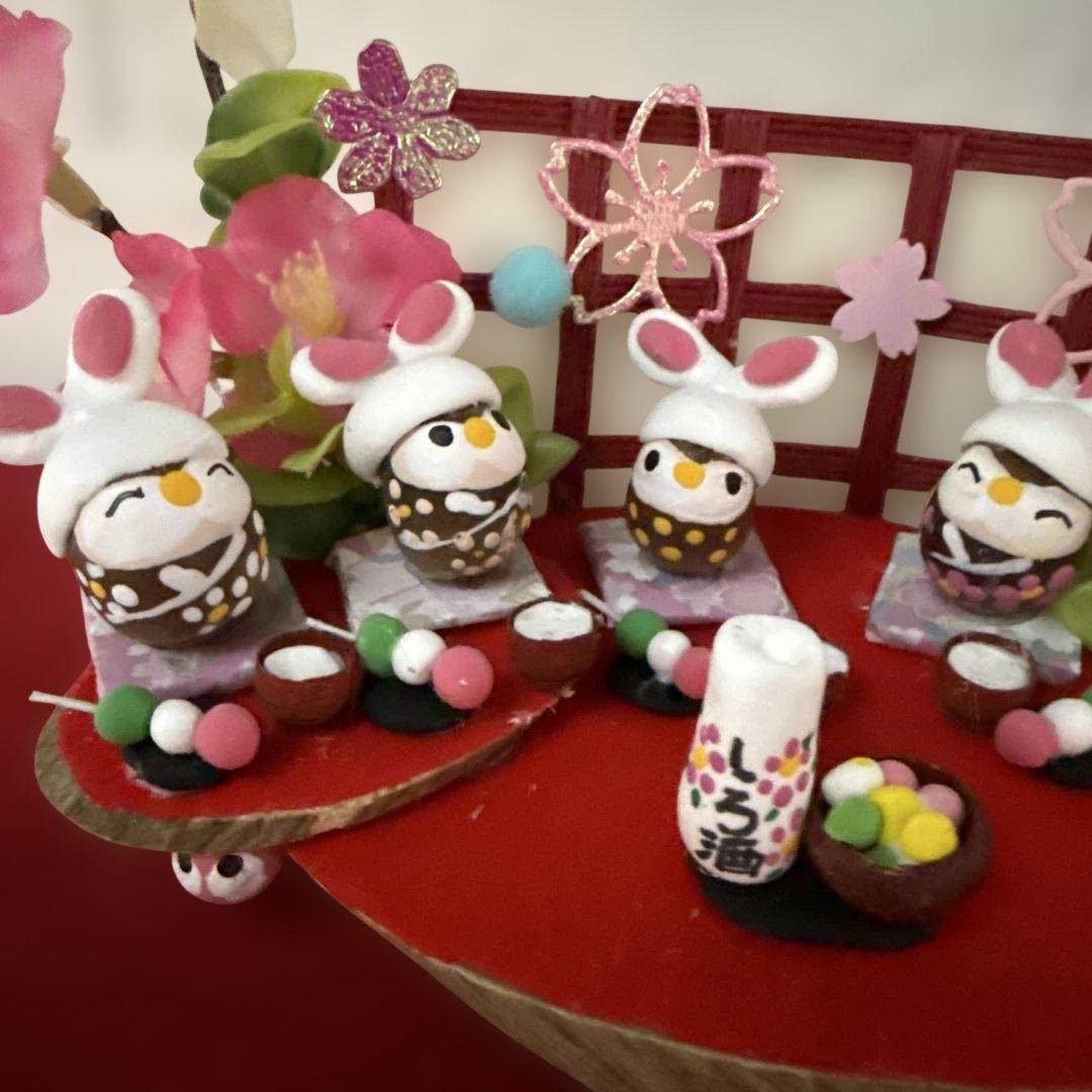 どんぐりアート♡お雛様オブジェ＆お雛祭りオブジェ♡