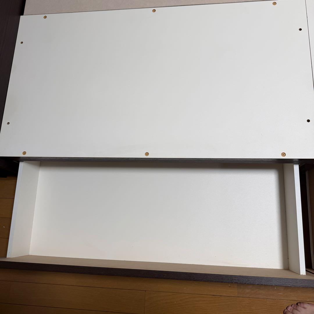 【美品✨】ニトリ　セミダブル　ベッドフレーム　収納付き　アザンシリーズ