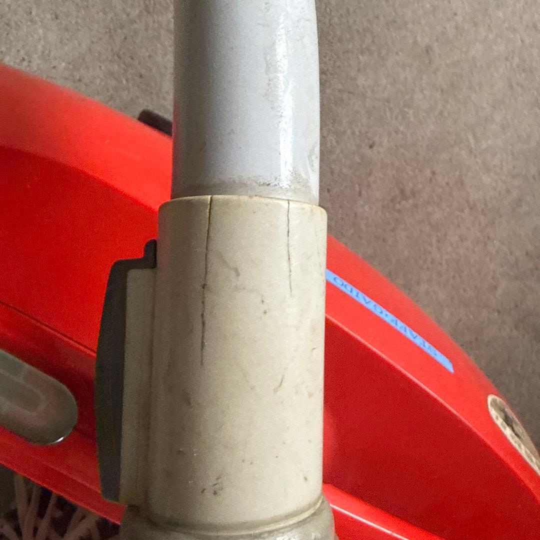ナショナル　キャニスター掃除機 赤　レトロ