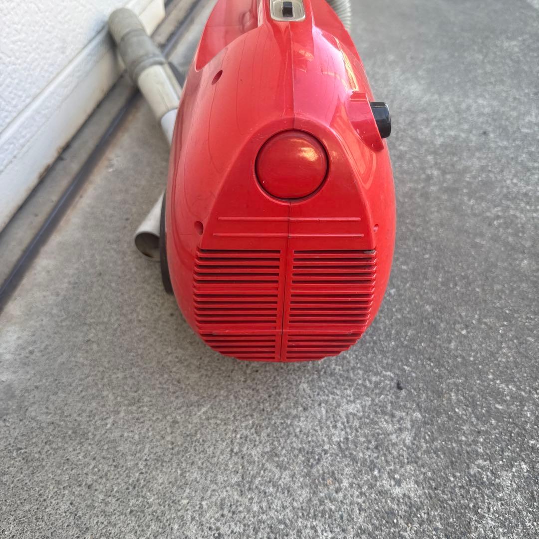ナショナル　キャニスター掃除機 赤　レトロ