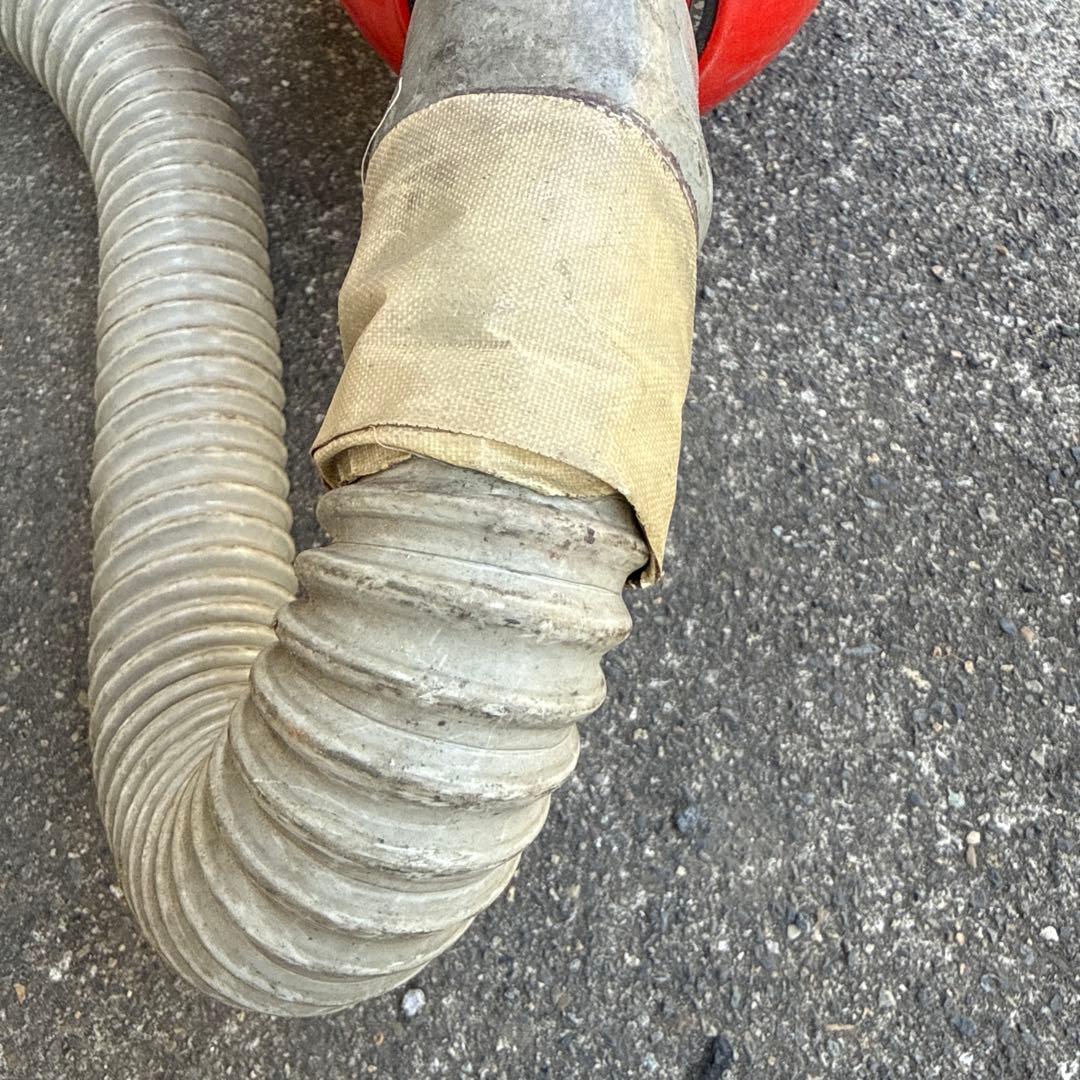 ナショナル　キャニスター掃除機 赤　レトロ