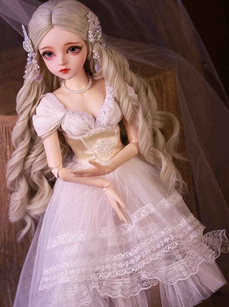 BJD1/3ドールフルセット♡本体 60cm 球体関節人形 眼球 洋服 メイク済