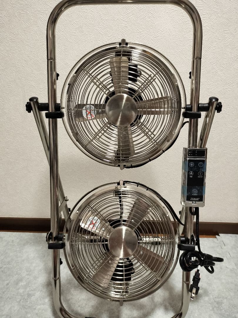 プリズメイト メタルデュアルファン 8インチ リモコン付 おしゃれ 家電　完売品