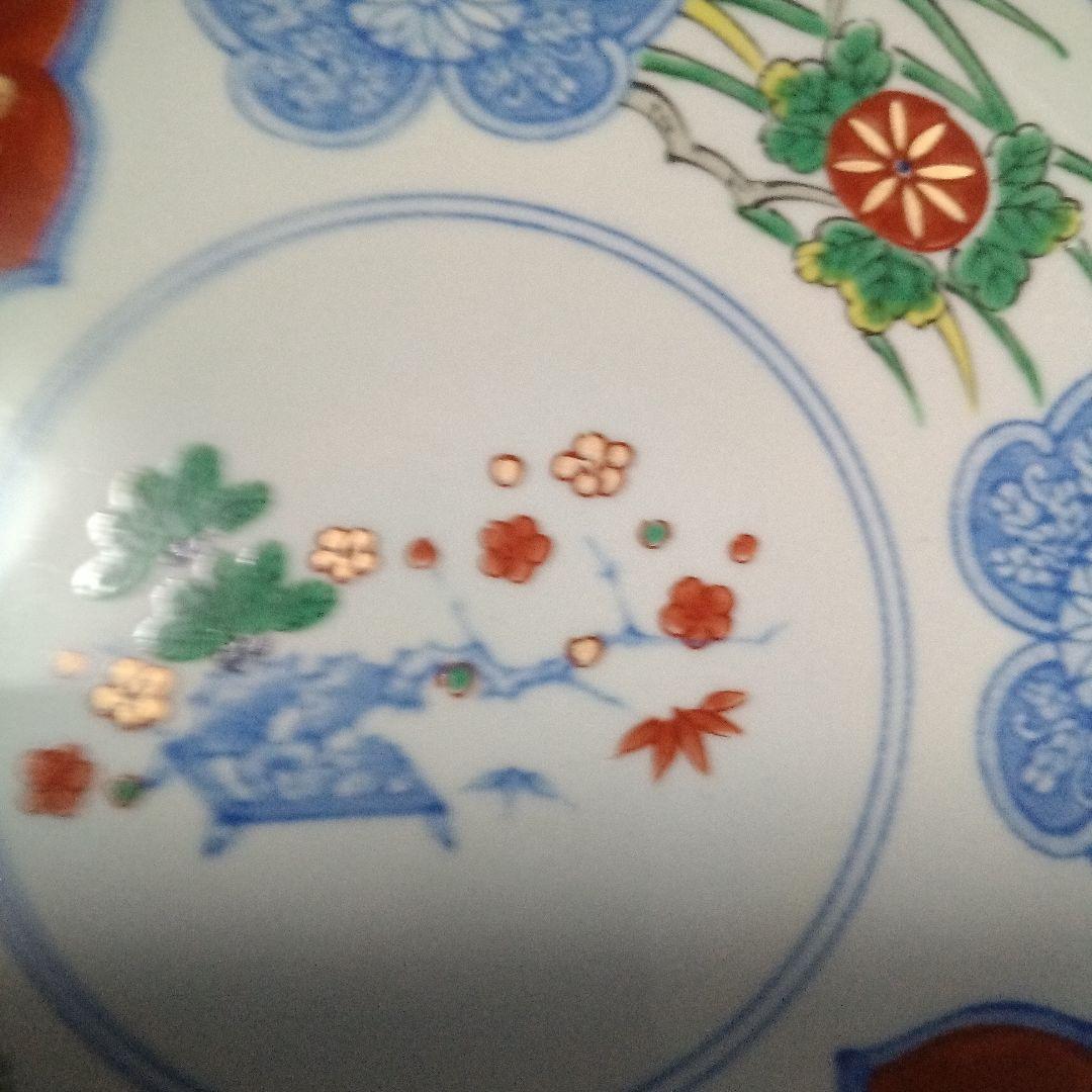 有田焼　清秀窯　金彩古伊万里紋　松竹梅　大皿1&銘々皿5セット