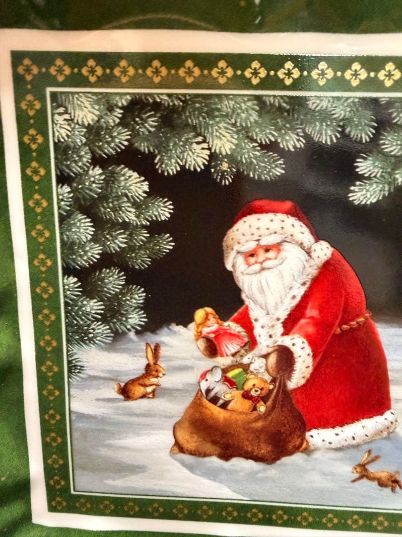 Villeroy & Boch クリスマスプレート 2枚セット 大皿 サンタ柄