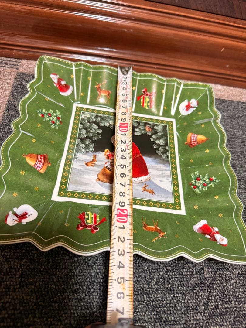 Villeroy & Boch クリスマスプレート 2枚セット 大皿 サンタ柄