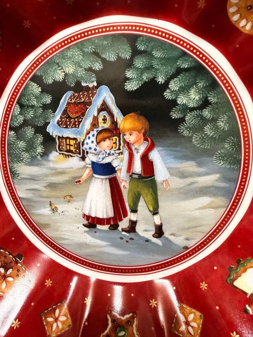 Villeroy & Boch クリスマスプレート 2枚セット 大皿 サンタ柄