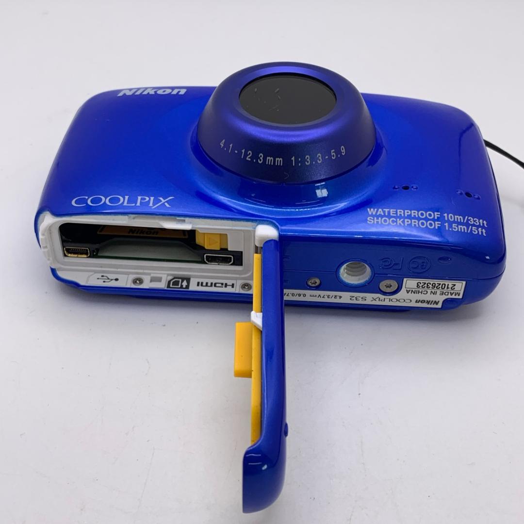 《UVLLW》Nikon COOLPIX 532 防水 青　耐衝撃