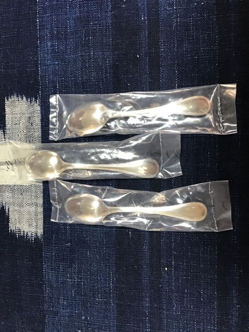 クリストフル　シルバーパール　デミタススプーン　3本セット　エスプレッソスプーン