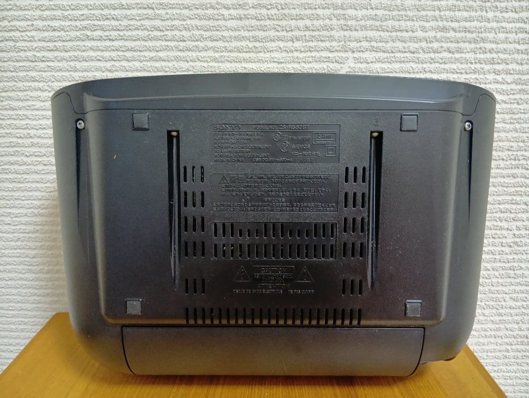 ソニー　CD・Bluetooth対応　SONY　ZS-RS80BT　リモコン付