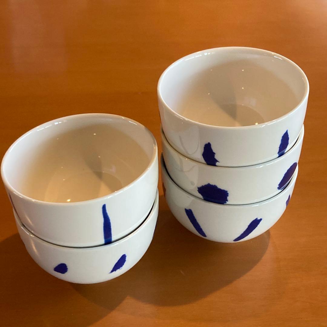 【新品未使用】TABLE GALLERY 小鉢5個セット北欧　白紺