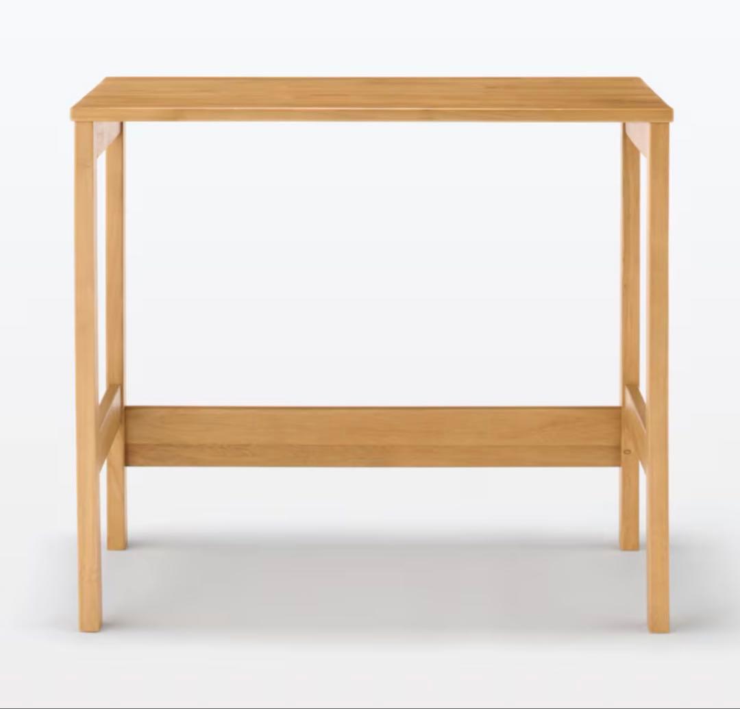 無印良品　木製コンパクトデスク 約幅８０×奥行５０×高さ７０ｃｍ