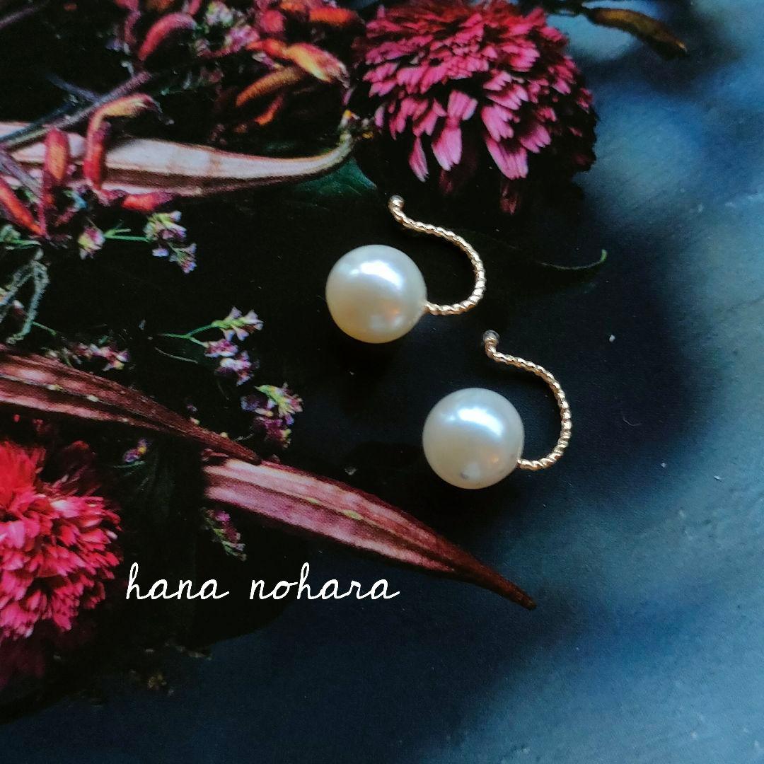 専用です！大珠あこや真珠ひと粒イヤリングagete.NOJESS.AHKAH