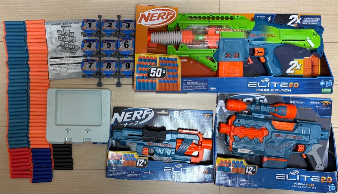 【美品大量】NERF エリート2.0 ダブルパンチ／フェニックス／コマンダー