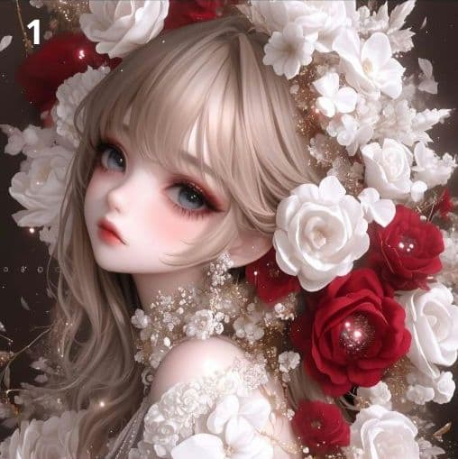 ⭐枚数限定パネル⭐ ③　　女の子パネル生地　♡オーダー受付中♡　ハンドメイド