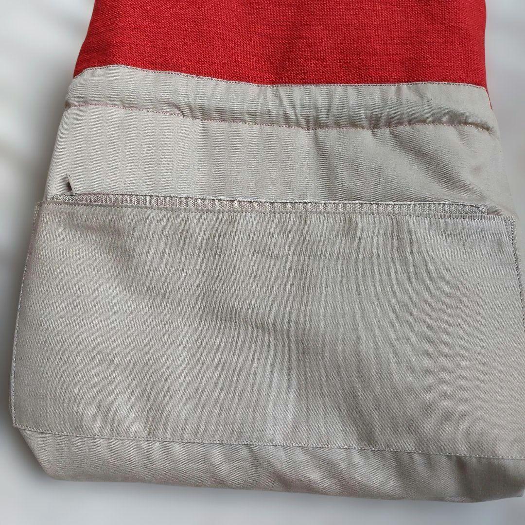 ⭐未使用品⭐優佳良織 ユーカラ織り 手織りつむぎ 巾着バック赤