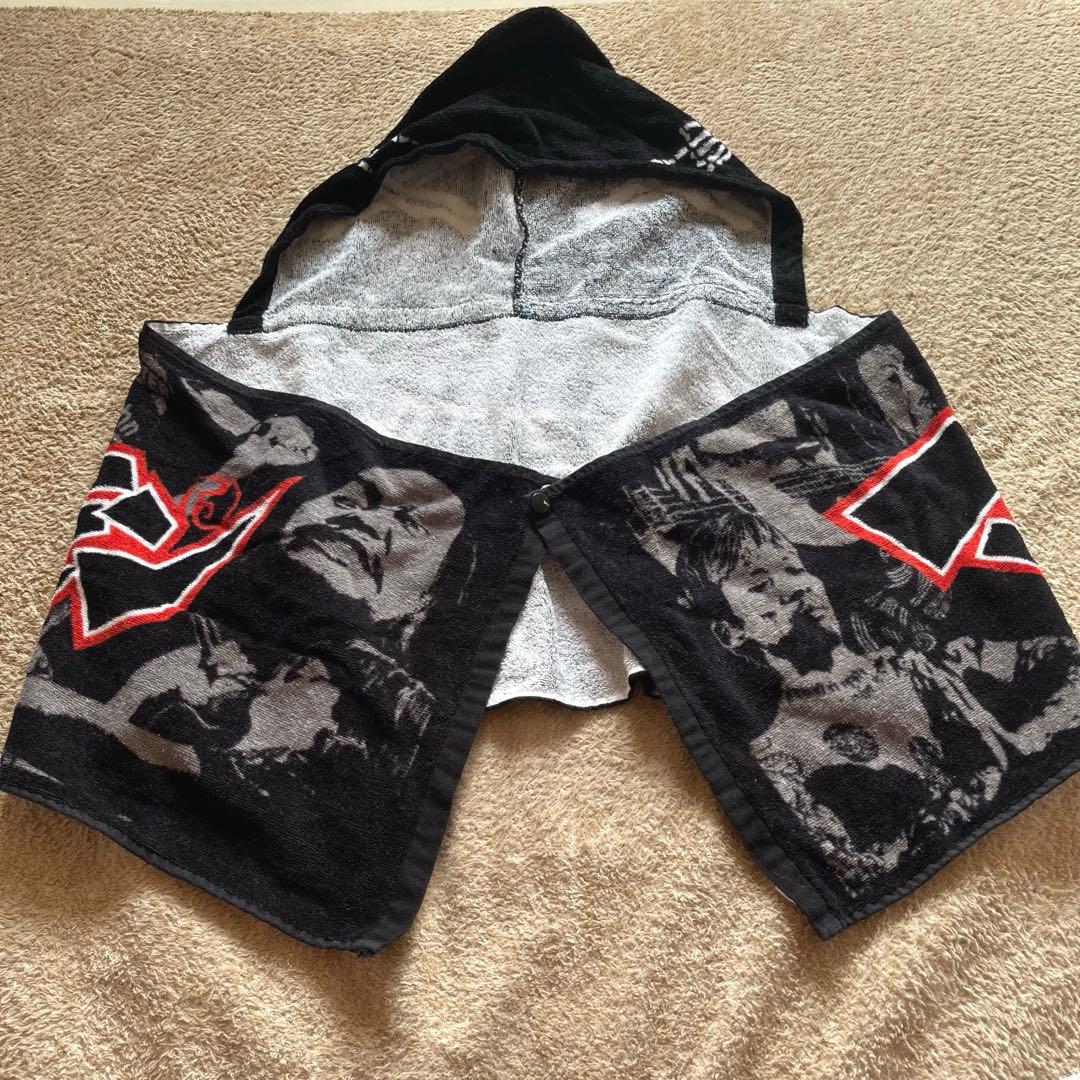 【美品】マキシマム ザ ホルモン フード付きタオル　黒ずきん 2枚セット