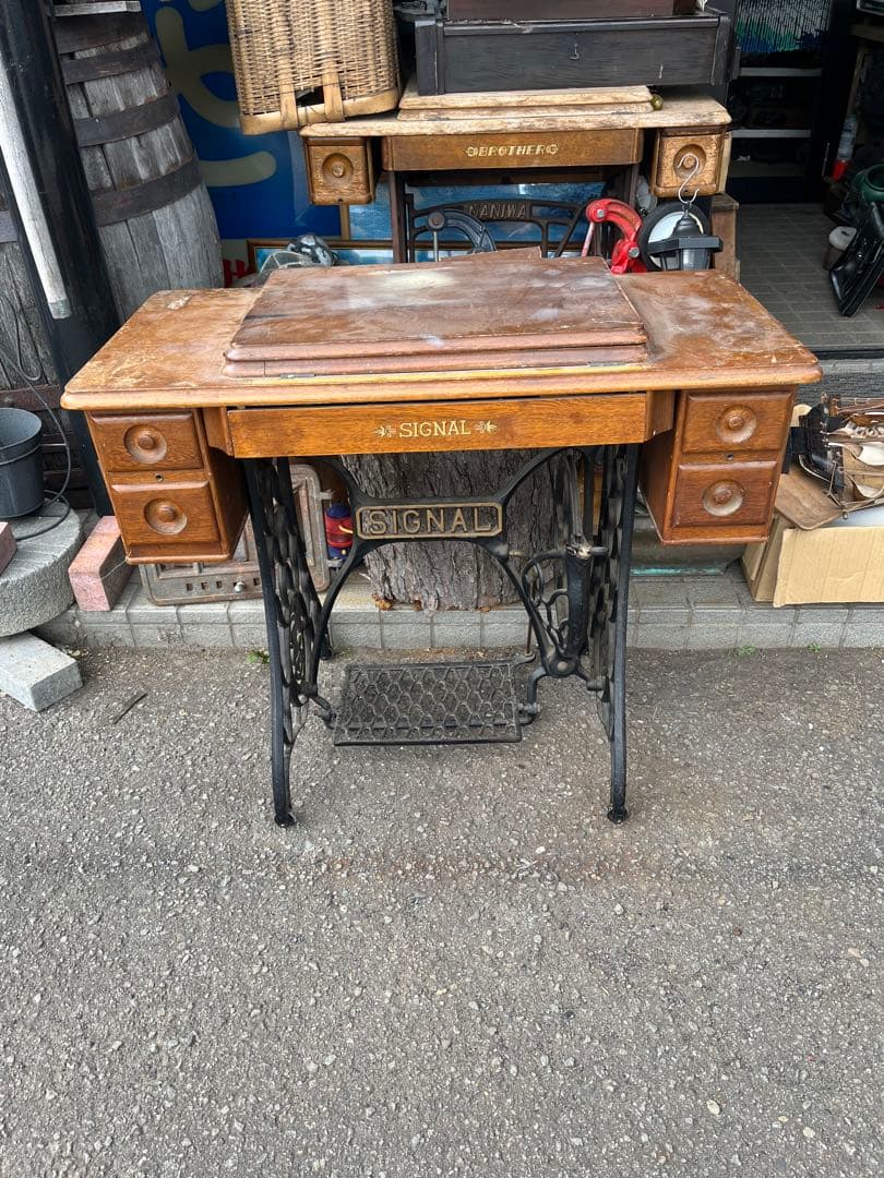 ミシン引き出し4個付き天板 ミシン天板 ミシンテーブル インテリアテーブル