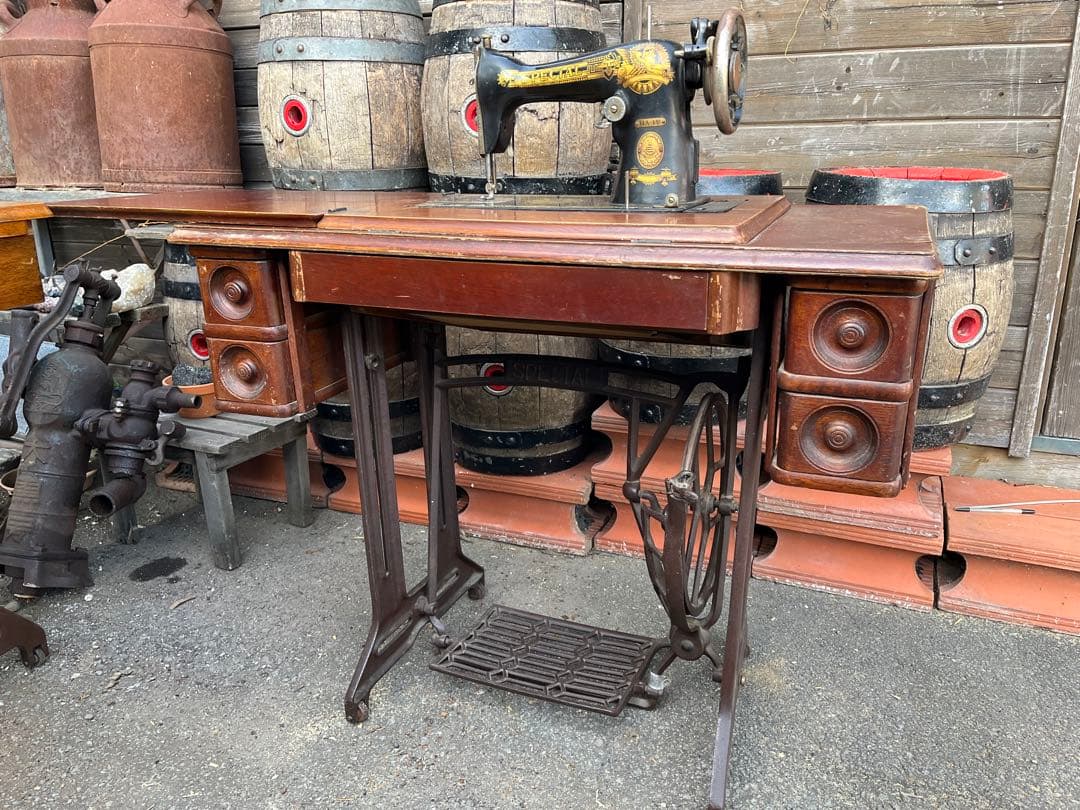 ミシン引き出し4個付き天板 ミシン天板 ミシンテーブル インテリアテーブル