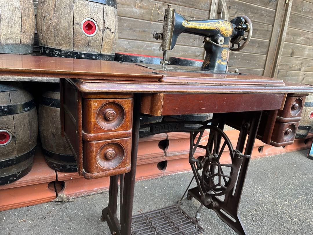 ミシン引き出し4個付き天板 ミシン天板 ミシンテーブル インテリアテーブル