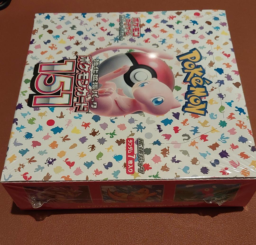 【新品・未開封・シュリンク付】ポケモンカード151 ボックス